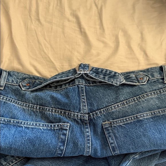 ASOS - Topshop Cinch Blue Women’s Jeans - Picture 3 of 4